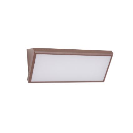 Brilagi - Applique LED da esterno con sensore TRIANGLE LED/42W/230V, 45 cm, marrone, IP65