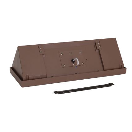 Brilagi - Applique LED da esterno con sensore TRIANGLE LED/42W/230V, 45 cm, marrone, IP65