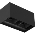 Brilagi - Lampada da parete LED per esterni DOUBLE CUBE LED/12W/230V nero IP65