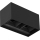 Brilagi - Lampada da parete LED per esterni DOUBLE CUBE LED/12W/230V nero IP65