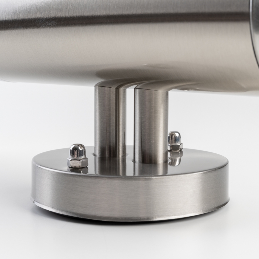BRILAGI - Lampada da parete LED per esterni ELIA 1xE27/7W/230V 4000K IP44 cromo opaco