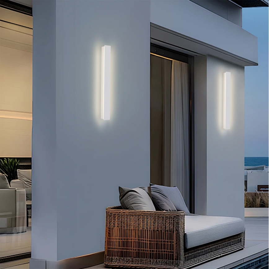 Brilagi - Applique per esterni LINEAR LED/12W/230V 3000K IP65 50 cm bianco CRI 90