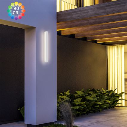 Brilagi - Applique per esterni LINEAR LED/12W/230V 3000K IP65 50 cm bianco CRI 90