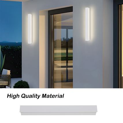 Brilagi - Applique per esterni LINEAR LED/12W/230V 3000K IP65 50 cm bianco CRI 90