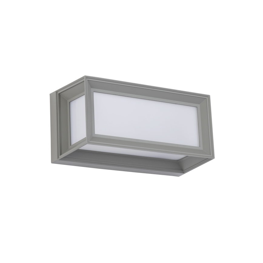 Brilagi - Lampada da parete LED per esterni PARKER/12W/230V grigio IP44