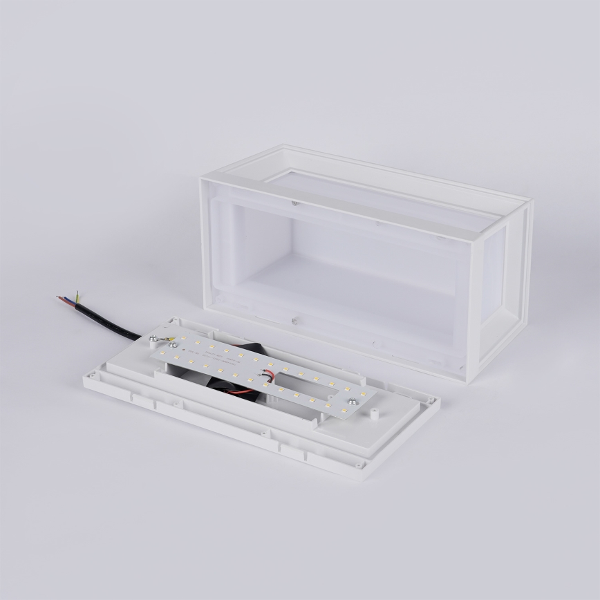 Brilagi - Lampada da parete LED per esterni PARKER LED/12W/230V bianca IP44