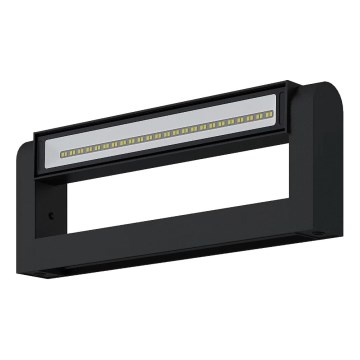 Brilagi - Lampada da parete LED per esterni SALERNO LED/12W/230V 35,5 cm nero IP65