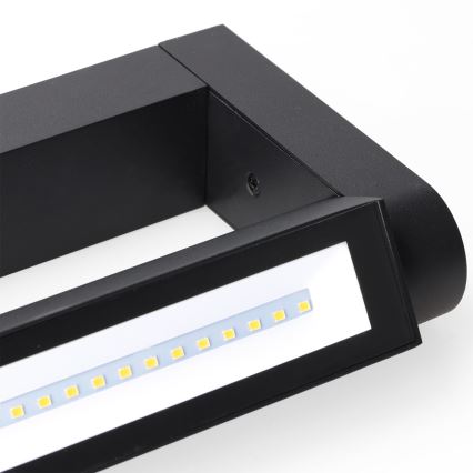 Brilagi - Lampada da parete LED per esterni SALERNO LED/12W/230V 35,5 cm nero IP65