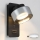 Brilagi - Lampada da parete LED RGB+CCT dimmerabile con porta USB AURA LUX 1xGX53/14W/230V 2700-6500K Wi-Fi Tuya nero/fumé