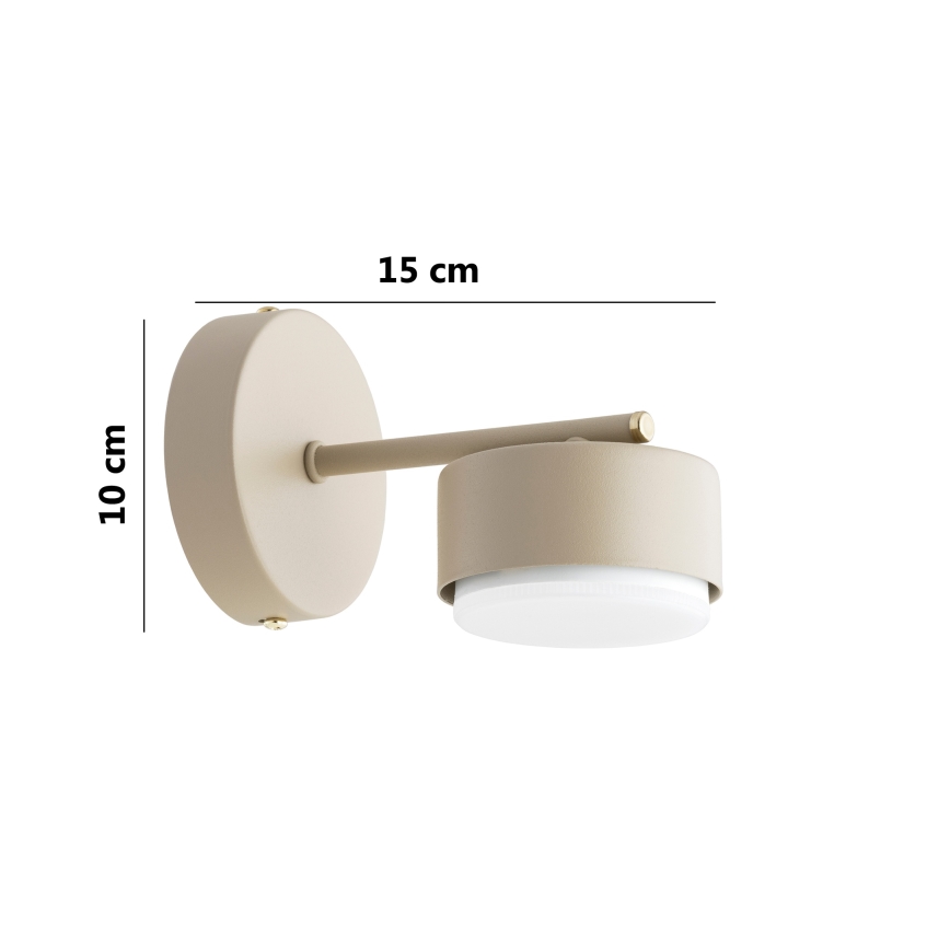 Brilagi - Lampada da parete dimmerabile LED RGB+CCT MONO 1xGX53/14W/230V 2700-6500K Wi-Fi Tuya beige