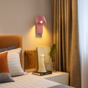 Brilagi - Lampada da parete LED VASTO LED/3W/230V rosa