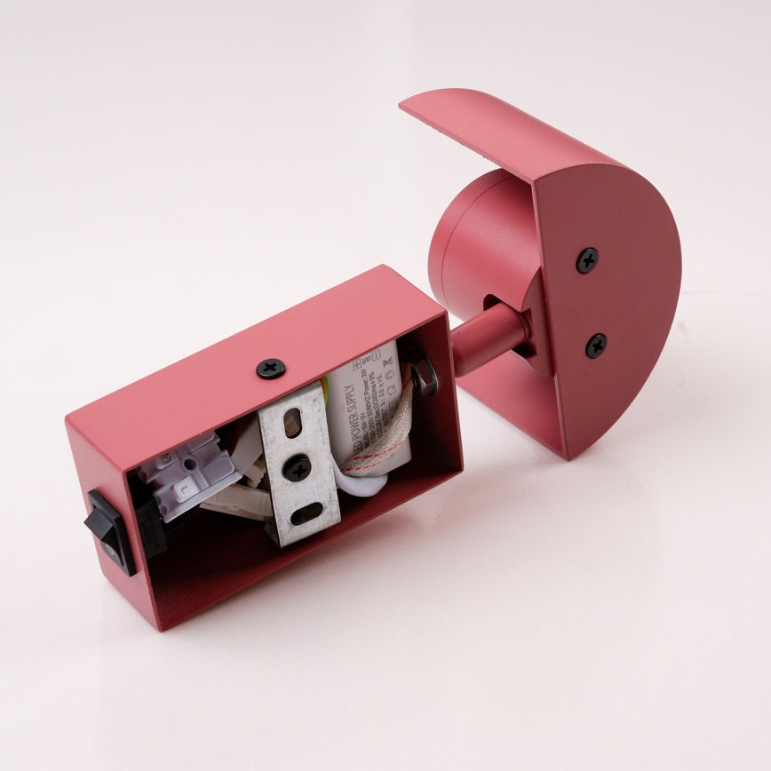 Brilagi - Lampada da parete LED VASTO LED/3W/230V rosa