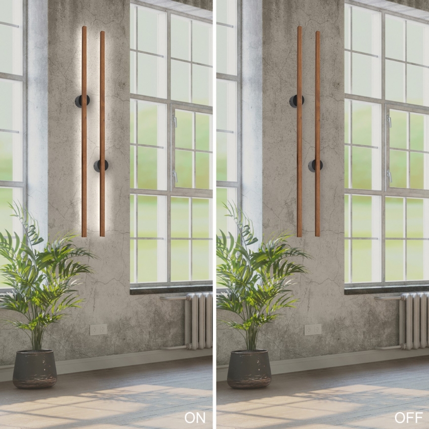Brilagi - Lampada da parete LED WOODY LINE LED/7W/230V 4000K 60 cm rovere ciliegio