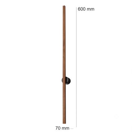 Brilagi - Lampada da parete LED WOODY LINE LED/7W/230V 4000K 60 cm rovere ciliegio