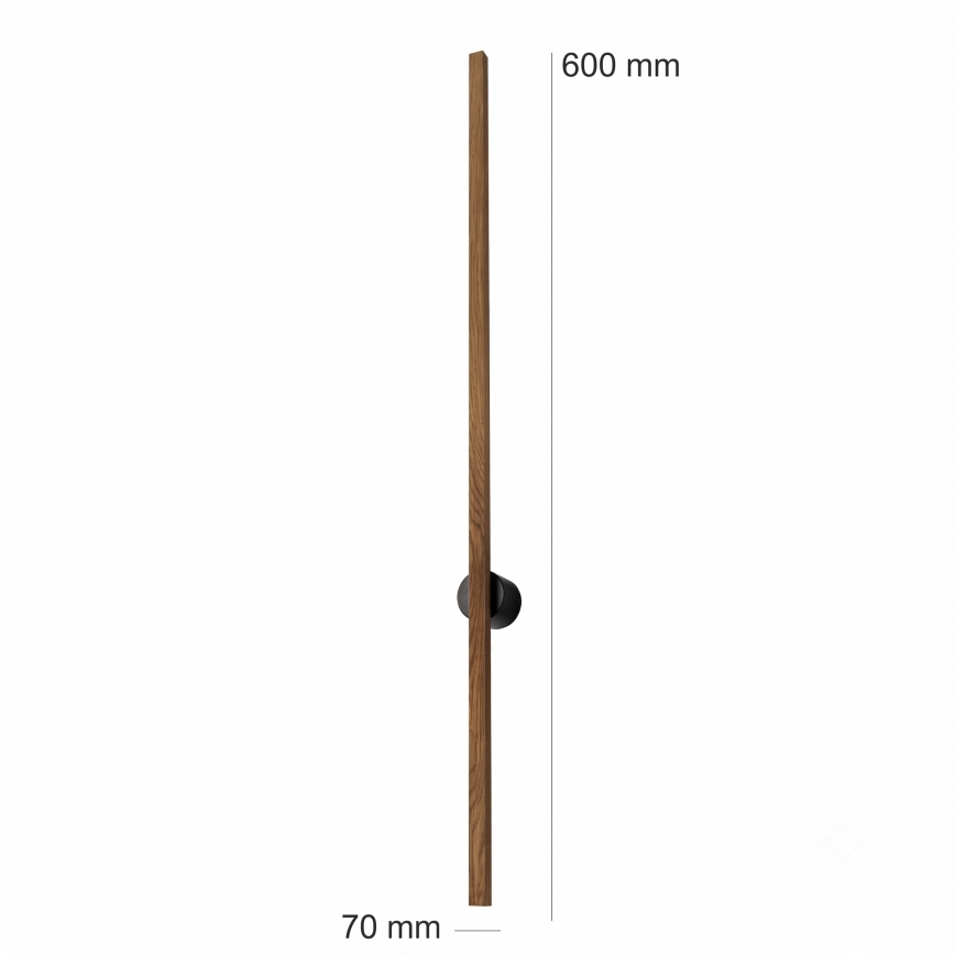 Brilagi - Lampada da parete LED WOODY LINE LED/7W/230V 4000K 60 cm rovere/noce