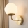 Brilagi - Lampada da parete MALIVA 1xE14/15W/230V dorata/bianca