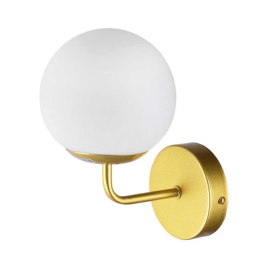 Brilagi - Lampada da parete MALIVA 1xE14/15W/230V dorata/bianca