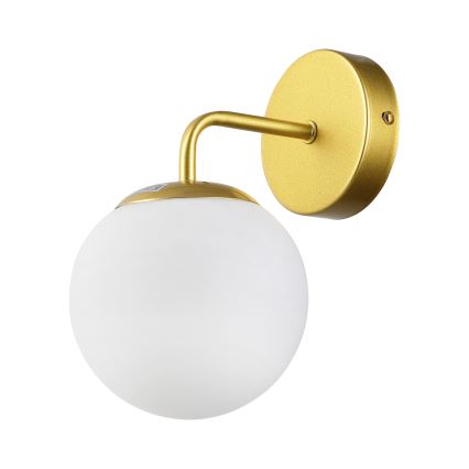 Brilagi - Lampada da parete MALIVA 1xE14/15W/230V dorata/bianca