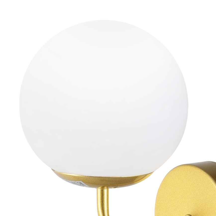 Brilagi - Lampada da parete MALIVA 1xE14/15W/230V dorata/bianca
