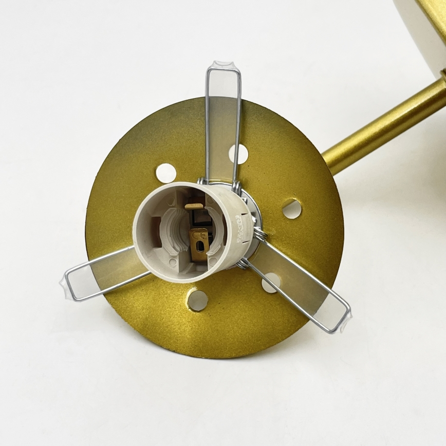 Brilagi - Lampada da parete MALIVA 1xE14/15W/230V dorata/bianca