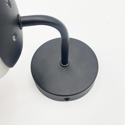 Brilagi - Lampada da parete MALIVA 1xE14/15W/230V nero/bianco