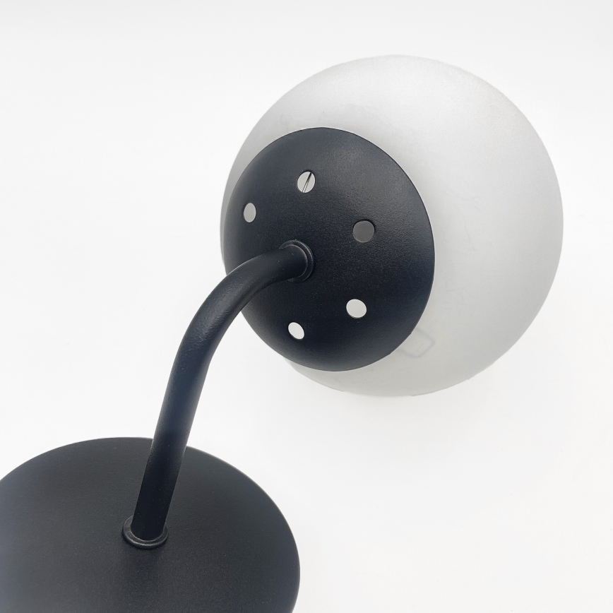 Brilagi - Lampada da parete MALIVA 1xE14/15W/230V nero/bianco