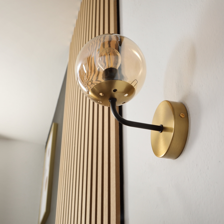 Brilagi - Lampada da parete MALIVA 1xE14/15W/230V oro