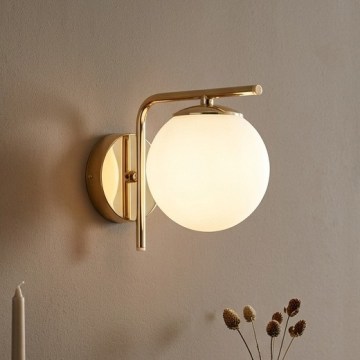 Brilagi - Lampada da parete MILO 1xE27/60W/230V dorata