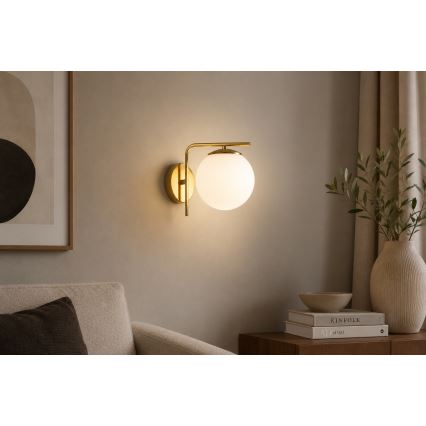 Brilagi - Lampada da parete MILO 1xE27/60W/230V dorata