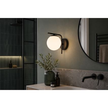 Brilagi - Lampada da parete MILO 1xE27/60W/230V nera