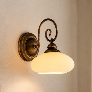 Brilagi - Lampada da parete MOLLERO 1xE27/15W/230V bronzo/patina
