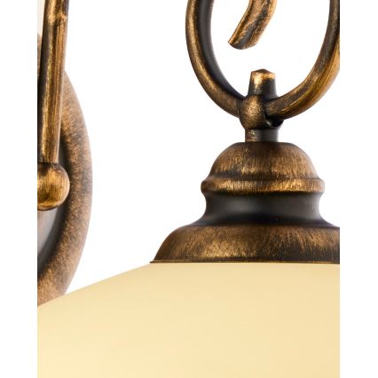 Brilagi - Lampada da parete MOLLERO 1xE27/15W/230V bronzo/patina