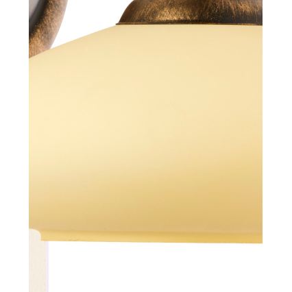 Brilagi - Lampada da parete MOLLERO 1xE27/15W/230V bronzo/patina