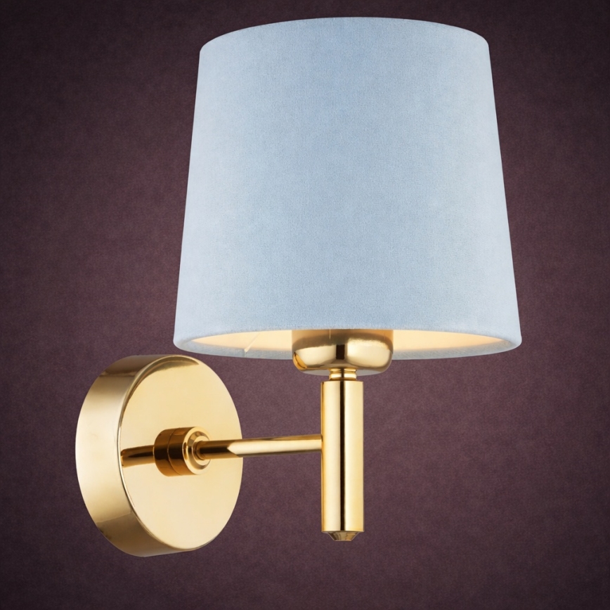 Brilagi - Lampada da parete MONTE 1xE27/15W/230V blu/oro