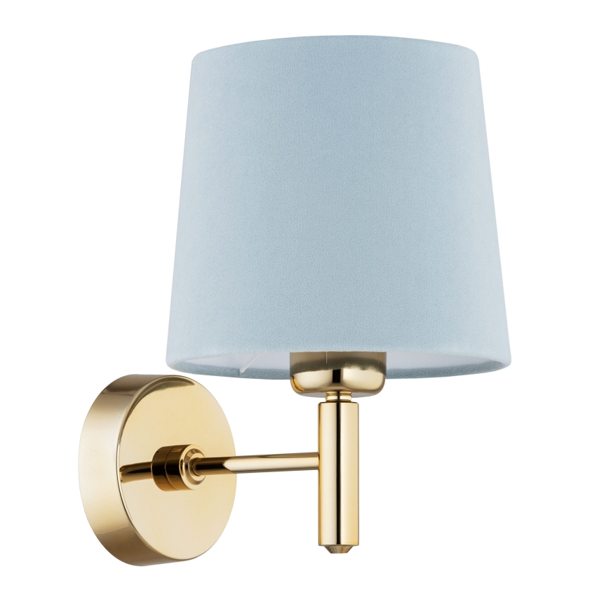 Brilagi - Lampada da parete MONTE 1xE27/15W/230V blu/oro