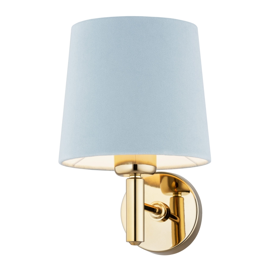 Brilagi - Lampada da parete MONTE 1xE27/15W/230V blu/oro