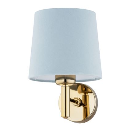Brilagi - Lampada da parete MONTE 1xE27/15W/230V blu/oro