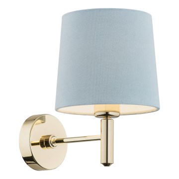 Brilagi - Lampada da parete MONTE 1xE27/60W/230V blu/oro