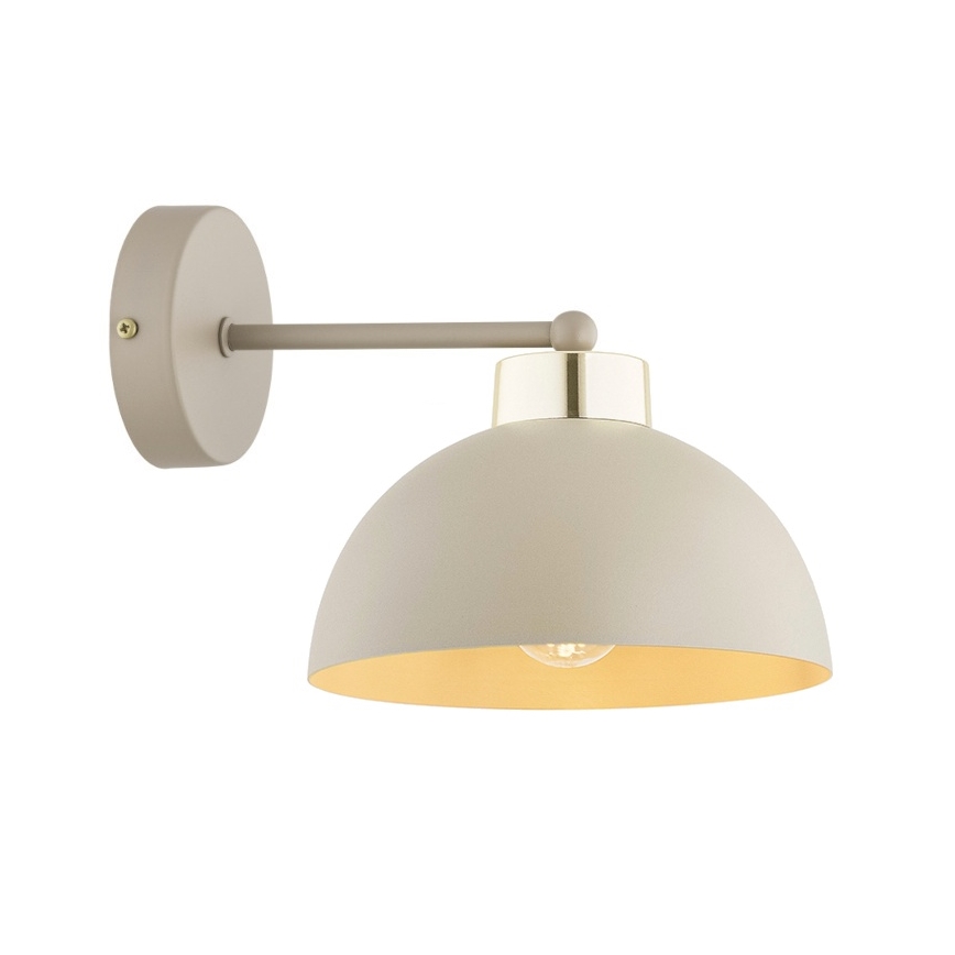 Brilagi - Lampada da parete MOON 1xE27/60W/230V beige/oro