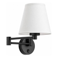 BRILAGI - Lampada da parete NUBILA 1xE27/15W/230V bianco/nero