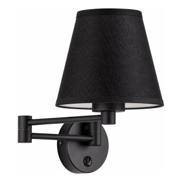 BRILAGI - Lampada da parete NUBILA 1xE27/15W/230V nero