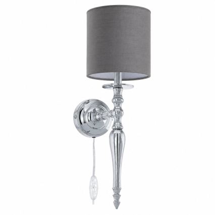 BRILAGI - Lampada da parete NUBILA 1xE27/60W/230V cromo lucido/antracite