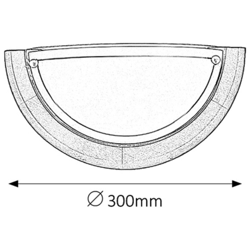 Brilagi - Lampada da parete ORBIS 1xE27/60W/230V 30 cm pino