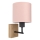Brilagi - Lampada da parete per bambini BOBO WOOD 1xE27/25W/230V rovere/nero/rosa