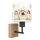 Brilagi - Lampada da parete per cameretta BOBO WOOD 1xE27/25W/230V rovere/nero/bianco/rosa/fate
