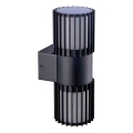 BRILAGI - Lampada da parete per esterni ARMOR 2xGU10/35W/230V IP44 nera