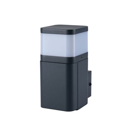 Brilagi - Lampada da parete per esterni con presa SCHUKO PILLAR 1xG9/11W/230V IP44 antracite