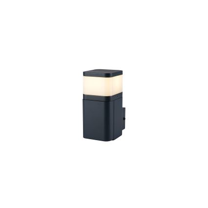 Brilagi - Lampada da parete per esterni con presa SCHUKO PILLAR 1xG9/11W/230V IP44 antracite