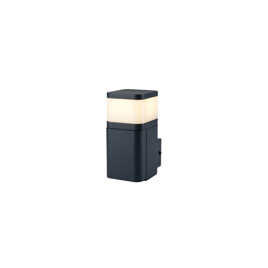Brilagi - Lampada da parete per esterni con presa SCHUKO PILLAR 1xG9/11W/230V IP44 antracite
