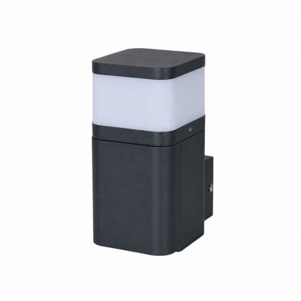 BRILAGI - Lampada da parete esterna con presa SCHUKO PILLAR 1xG9/11W/230V IP44 nera